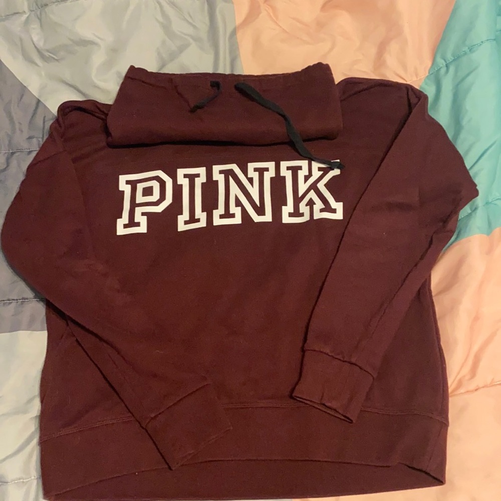 Victoria Secret Pink Turtlenecked hoodie
